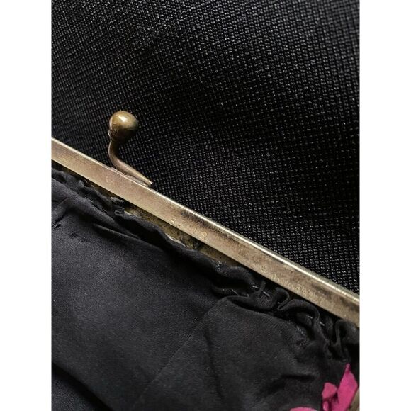 Vintage Micro Beaded Landscape Pictorial Antique Bag Purse Evening 1920s 30s - Picture 7 of 9